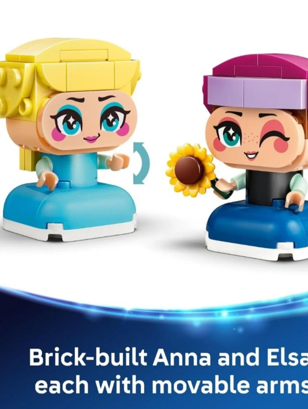 Lego NWT Frozen Disney Mini Anna & Elsa Figures Ages 5+ 65 Pieces
